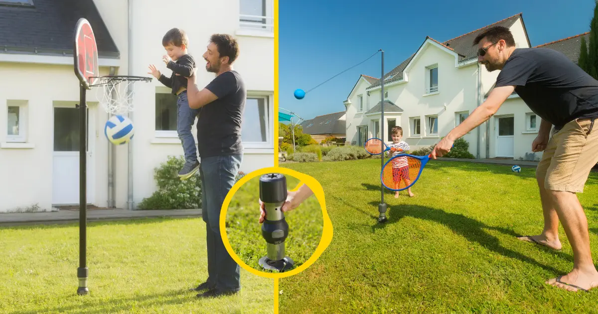 Baloncesto o speedball, cambio de actividad con un solo gesto