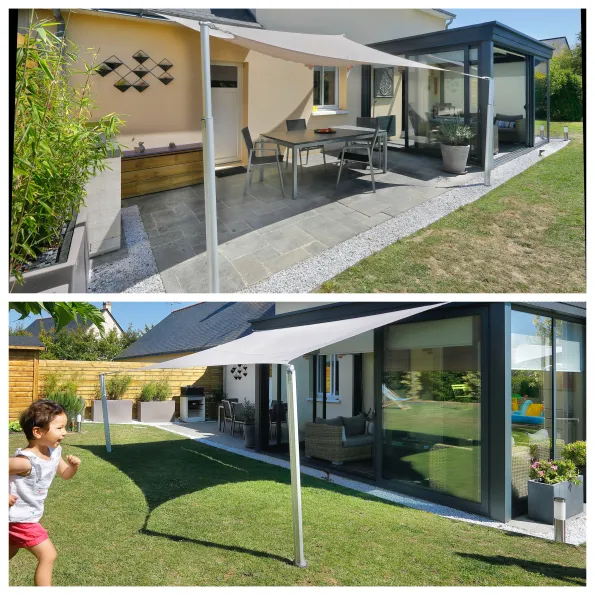 Fijación de toldos en veranda y terraza Gard & Rock