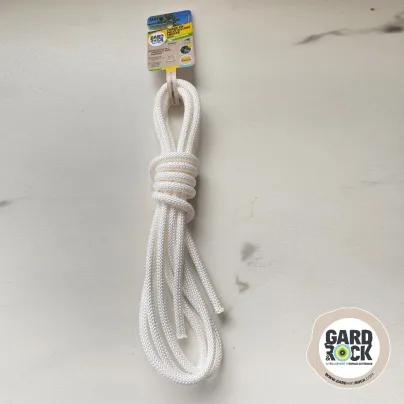 Cordon Ø8 blanc de marque Gard&Rock