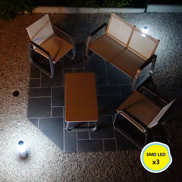 Toma solar Gard & Rock con led SMD