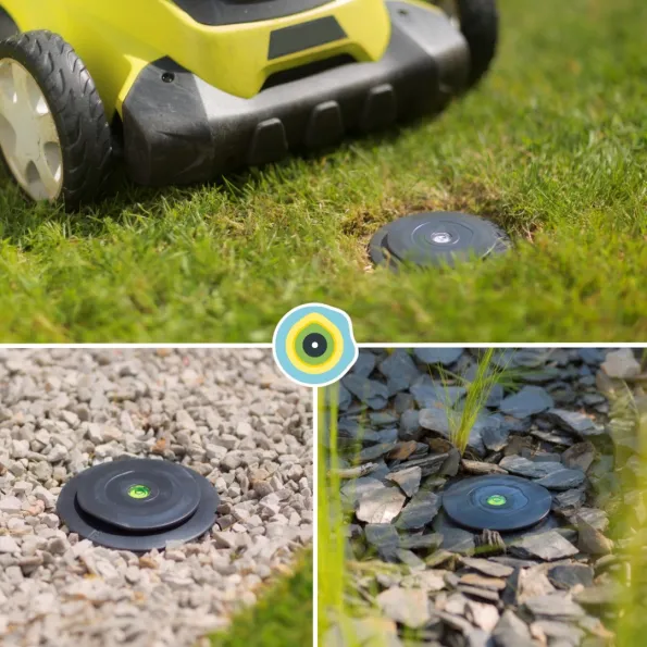 Base de anclaje Gard & Rock para la fijación del parasol a ras del suelo