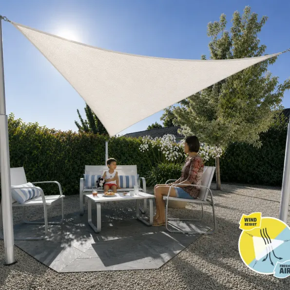 Mástil telescópico para vela de sombra, altura ajustable hasta 2,30?m, ideal para dar sombra al jardín