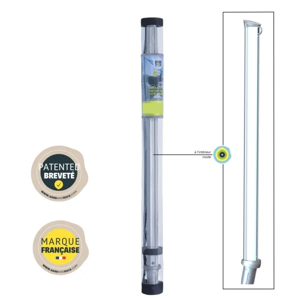 Détails de l'emballage du poteau de hamac